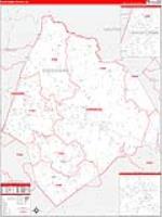 Edgecombe, Nc Carrier Route Wall Map