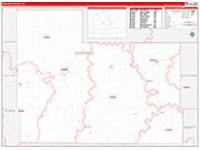 Edwards, Ks Carrier Route Wall Map