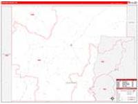 Edwards, Tx Carrier Route Wall Map