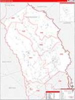 Effingham, Ga Carrier Route Wall Map