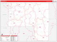 Elbert, Co Carrier Route Wall Map