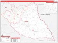 Elbert, Ga Carrier Route Wall Map