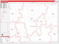 Ellsworth, Ks Carrier Route Wall Map