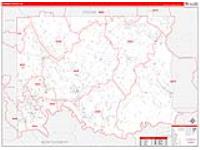 Elmore, Al Carrier Route Wall Map