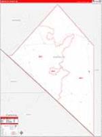 Esmeralda, Nv Carrier Route Wall Map