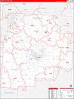 Fairfield, Oh Carrier Route Wall Map