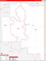 Fallon, Mt Carrier Route Wall Map