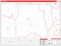 Faulk, Sd Carrier Route Wall Map