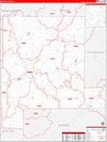 Fayette, Il Carrier Route Wall Map