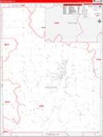 Fayette, In Carrier Route Wall Map