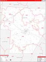 Fayette, Oh Carrier Route Wall Map