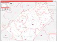 Fayette, Tx Carrier Route Wall Map
