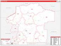 Fergus, Mt Carrier Route Wall Map