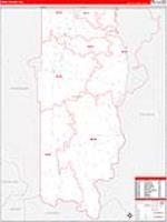 Ferry, Wa Carrier Route Wall Map