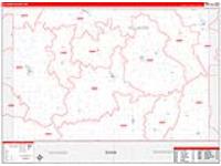 Fillmore, Mn Carrier Route Wall Map