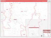 Finney, Ks Carrier Route Wall Map