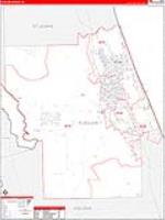 Flagler, Fl Carrier Route Wall Map