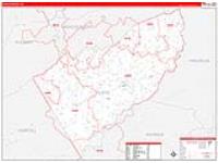 Floyd, Va Carrier Route Wall Map