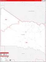 Foard, Tx Carrier Route Wall Map