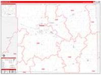 Ford, Ks Carrier Route Wall Map