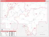 Forest, Pa Carrier Route Wall Map