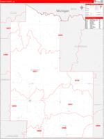 Forest, Wi Wall Map Zip Code