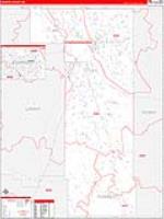 Forrest, Ms Carrier Route Wall Map