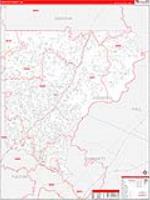 Forsyth, Ga Carrier Route Wall Map
