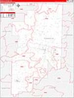 Franklin, Ar Carrier Route Wall Map