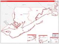 Franklin, Fl Carrier Route Wall Map