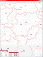 Franklin, Ia Carrier Route Wall Map