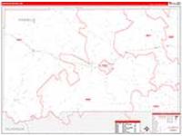 Franklin, Ms Carrier Route Wall Map
