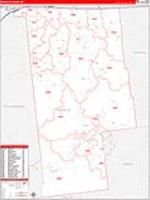 Franklin, Ny Carrier Route Wall Map