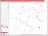 Frio, Tx Carrier Route Wall Map