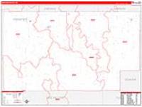 Frontier, Ne Carrier Route Wall Map