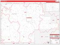 Fulton, In Carrier Route Wall Map