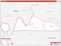 Fulton, Ky Carrier Route Wall Map