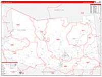 Fulton, Ny Carrier Route Wall Map
