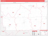 Fulton County OH Zip Code Wall Map Basic Style By MarketMAPS MapSales