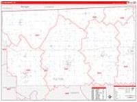 Fulton, Oh Carrier Route Wall Map