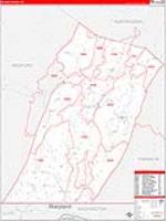 Fulton, Pa Carrier Route Wall Map