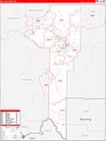 Gallatin, Mt Carrier Route Wall Map
