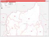 Garfield, Mt Carrier Route Wall Map