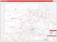 Garland, Ar Carrier Route Wall Map