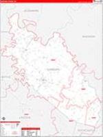 Garrard, Ky Carrier Route Wall Map
