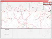 Geneva, Al Carrier Route Wall Map