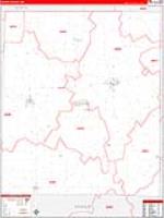 Gentry, Mo Carrier Route Wall Map