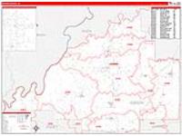 Gibson, In Carrier Route Wall Map