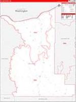 Gilliam, Or Carrier Route Wall Map