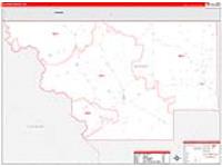 Glacier, Mt Carrier Route Wall Map